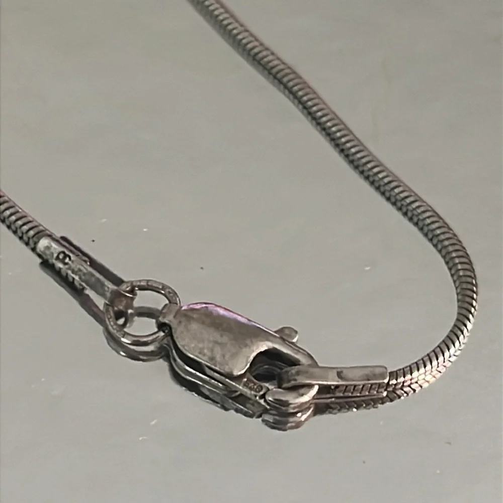 SONIA B BITTON 14k & 925 silver necklace 18” - Picture 6 of 8